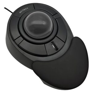 ACTECK Mouse Alámbrico TrackBall Virtuos ART X MI787 Elite Series Conexión USB-A - 4 Botones + Sscroll, Color Negro. AC-939584