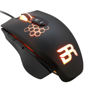 Mouse Gaming Balam Rush BR-912877 - USB, Juego, Laser, 8200 DPI, Negro