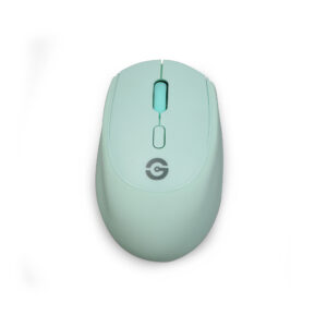 GAC-24408M GETTTECH mouse inalambrico colorful - menta, ergonomico, gel de silicona, 2 botones 1 scroll, resolucion hasta 1600ppp, mod. gac-24405m