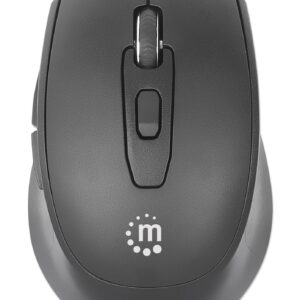 MANHATTAN 190343 Mouse Optico Inalambrico Negro.