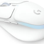 Mouse LOGITECH G705 - Blanco, 6 botones, RF inalámbrico + Bluetooth, Óptico, 8200 DPI