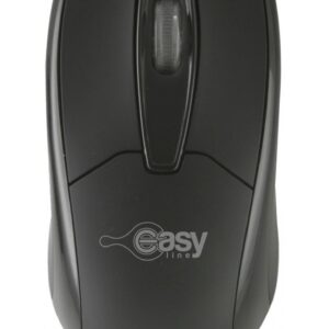 EL-993377 Mouse Easy Line Easy Line - Negro, USB, 1000 DPI