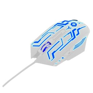 6D LEGACY Mouse Gamer Alámbrico 3600 DPI Ajustable 6 Botones Legacy Color Blanco | VORTRED