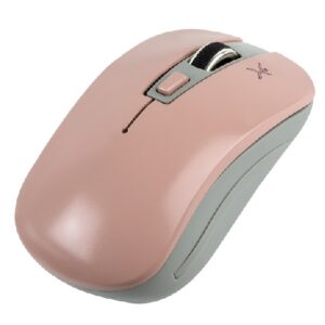 Mouse Inalámbrico PERFECT CHOICE Essentials - Rosa, Inalámbrico, 800/1200/1600 DPI