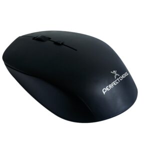 PC-045137 Mouse Inalámbrico con Sensor Óptico Conector USB 1600 DPI Root Pro Color Negro | PERFECT CHOICE