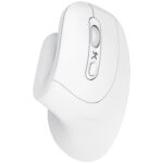 PC-045205 Mouse Inalámbrico Diseño Vertical Click Silencioso Snouse Color Blanco | PERFECT CHOICE