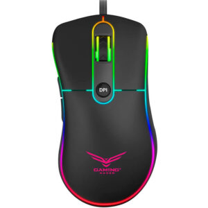 Naceb Gaming Mouse Gamer Naceb Technology NA-0933 - Alámbrico, Juego, 1000/1600/2400/3200, Rainbow
