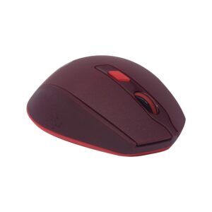 Mosue Naceb Technology NA-0119R - Rojo, 6 botones, Inalámbrico, 1200 - 2400 DPI