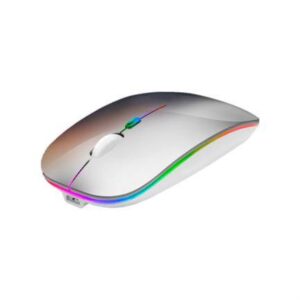 Mouse Inalámbrico Nextep NE-412P Color Plata Delgado/Silencioso