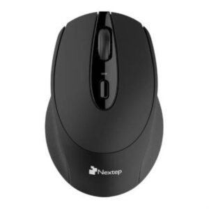Mouse Nextep Inalámbrico NE-410E Ergonómico USB 1600 dpi Batería Incluida AA Color Negro