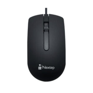 Mouse Nextep Alámbrico USB NE-414 1000 dpi Color Negro 3 botones USB