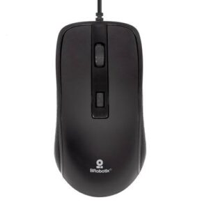 Mouse alámbrico usb - básico, usb 1600 dpi, 3 botones, color negro, 6007204 BROBOTIX