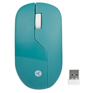 TZACMOI40 Mouse Inalámbrico ARMOR Recargable TECHZONE color Verde - 1200 DPI, 3 Botones.