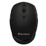 TZ19MOU01-INA Mouse inalámbrico Start Black TECHZONE - hasta 1600 DPI's, 3 botones, textura en rubber, 1 año de garantía.