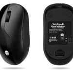 TZACMOI50 Mouse Inalámbrico ARMOR Recargable TECHZONE color Negro - 1200 DPI, 3 Botones.