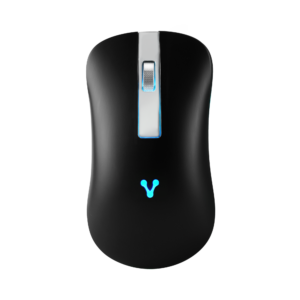 Mouse VORAGO MO-305-SLIM-BK Slim Led Rgb Inalambrico Recargable Negro