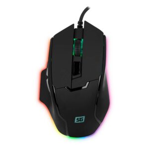 Mouse VORAGO start the game MO-504 rgb configurable software hasta 6 - 400 dpi's usb negro