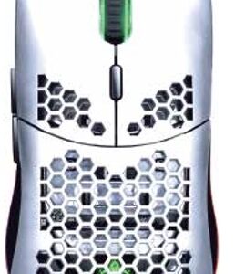 Yeyian - mouse gamer rgb links serie 3000, blanco, sensor optico laser pixart 3212dm, resolucion hasta 200dpi, botones programables, mod. YMG-24311