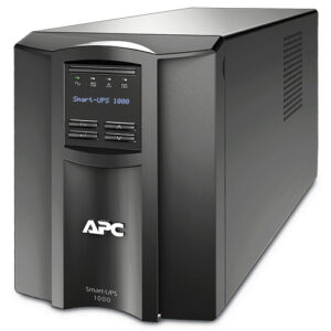 No Break Capacidad 1000VA - 700watts, 120v, 8 APC SMT1000C, 1000 VA, 700 W, 3 h, Negro, Industrial y Oficina
