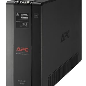 No Break Capacidad 1350 VA - 810 W, 120 V con APC BX1350M-LM60, 1350 VA, 810 W, 16 h, Negro, Industrial y Oficina
