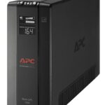 No Break Capacidad 1500 VA - 900 W, 120 V con APC BX1500M-LM60, 1500 VA, 900 W, 16 h, Negro, Industrial y Oficina