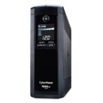 No-Break CyberPower CP1500AVRLCDa - 1500 VA, 900 W, Negro, Hogar y Oficina