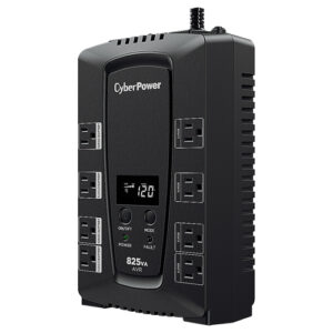 No-Break CyberPower CP825AVRLCDa - 825 VA, 450 W, 8 h, Hogar y Oficina