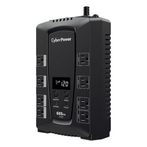 CP685AVRLCD No-Break CyberPower - 685 VA, 390 W, 8 h, Hogar y Oficina