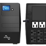 No Break DATASHIELD KS-1000 LCD - 1000 VA, 600 W, 6 h, Negro, Hogar y Oficina