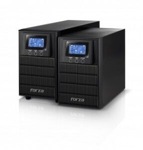 UPS En Línea FORZA FDC-1000T 1000VA/900W - Doble Conversión, Onda Senoidal Pura, Pantalla Táctil LCD 3", 3 Contactos 5-15R, SNMP/USB/RS232, Torre