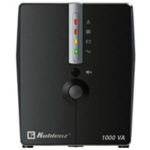 No-Break KOBLENZ 10017 USB/R - 1000 VA, 500 W, 1 h, Negro, Hogar y Oficina