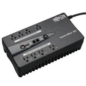 INTERNET600U No-Break TRIPP-LITE - 600 VA, 300 W, Negro, Hogar y Oficina