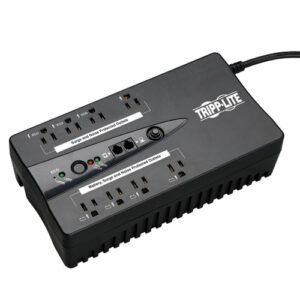 ECO550UPS No-Break TRIPP-LITE - 550 VA, 300 W, Negro, Hogar y Oficina