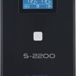 No break con regulador integrado marca VICA modelo S 2200 2200VA/1200W Entrada Voltaje 127 VCA 60 Hz - Consumo de energía 20 A.