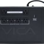 VICA B-flow Revolution 900 No Break interactivo REV 900 - 900VA/500W, 6 NEMA 5-15R proetgidos, entrada 127VCA 60Hz, salida 110/120VCA, pantalla LCD, 1 puerto USB para recarga