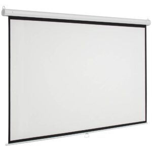 Multimedia Screens Pantalla de Proyección de pared manual MSC-154 - MULTIMEDIA SCREEN, 1.54x1.54m. 86 pulgadas diagonales.