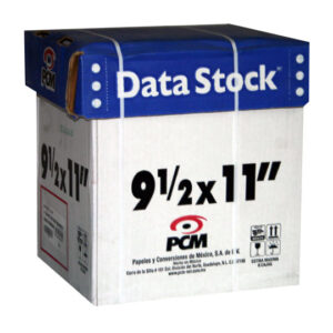 Papel PCM Data Stock DS00131000B 9.5 X 11 3 Tanto con 1000 Blanco