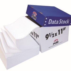 Papel PCM DS00223000B - data stock 9½ x 5½ 2t c/3000 bco