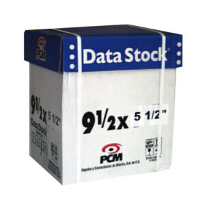 Papel para impresión PCM DS00232000B - DATA STOCK 9½ X 5½ 3T C/2000 BCO