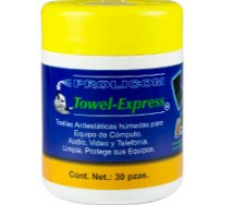 TOALLAS HUMEDAS ANTIESTATICAS Toallas húmedas antiestáticas PROLICOM - TOWEL-EXPRESS, 30 pz, Paños húmedos, Gadgets, superficies y componentes