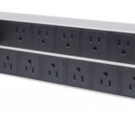 INTELLINET 714075 Barra PDU 15 contactos para Gabinete/Rack 19" - 2Unidades, proteccion contra corto circuito