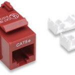 210478 Jack INTELLINET - RJ-45, Femenino, Rojo, De plástico