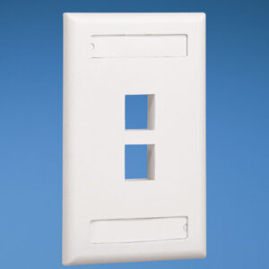 Conector 2 Puertos PANDUIT NK2FIWY - Color blanco