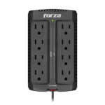 FVR-901M Regulador FORZA Capacidad de voltaje 900VA/450W. 8 tomas de corriente.