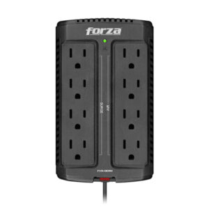 FVR-901M Regulador FORZA Capacidad de voltaje 900VA/450W. 8 tomas de corriente.