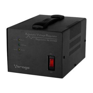 Regulador VORAGO AVR-400 3 - 000va 1, 800w 4 contactos electrodomésticos y oficina