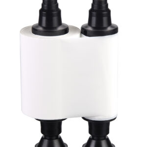 EVOLIS Blanca - 1000 impresiones - R2015. Cintas para uso en impresoras: New Pebble, Pebble, Dualys, Quantum, Kiosk