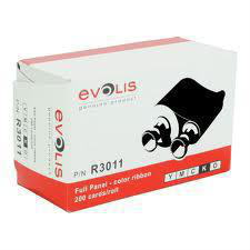 R3011 Cinta EVOLIS - YMCKO, New Pebble