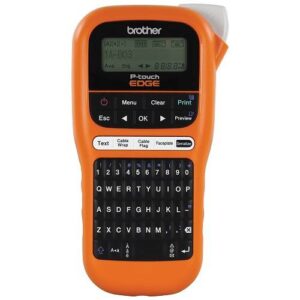 Rotulador industrial BROTHER P-touch PTE110 - transferencia térmica, maletín, imprime etiquetas laminadas de hasta 12 mm de ancho