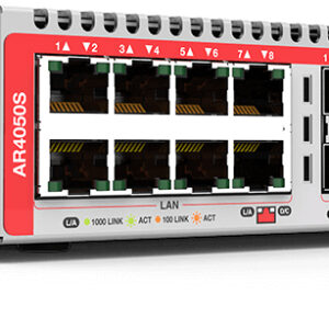 Router Allied Telesis Firewall UTM. SD-WAN Controlador Wireless (AWC) - con 2 Puertos WAN Gigabit Combo + 8 puertos LAN Gigabit. AT-AR4050S-10
